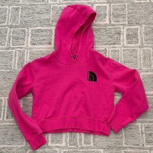 The North Face Pink Cropped Hoodie